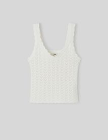 Débardeur ajouré en crochet