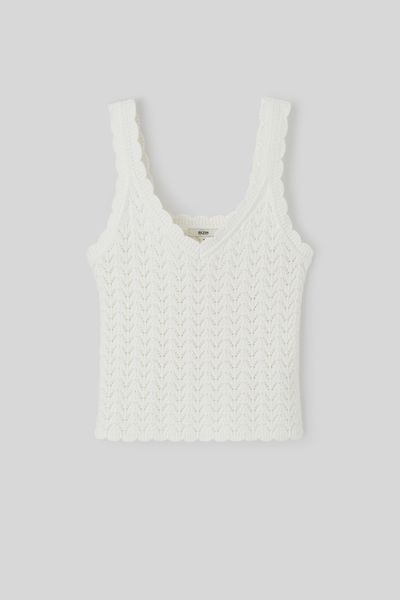 Débardeur ajouré en crochet