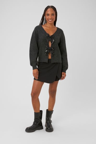 Gilet noeuds sequins