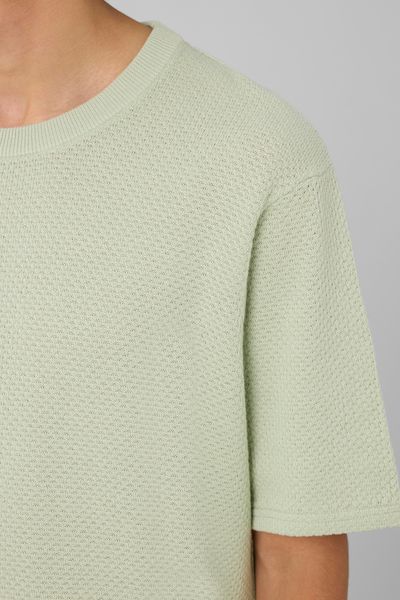 T-shirt maille textur&eacute;e