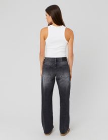 Jean straight taille basse