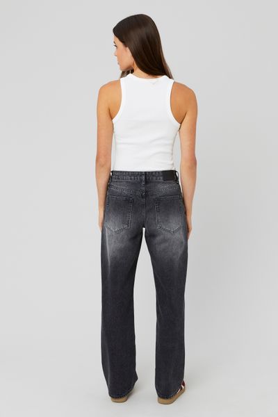 Jean straight taille basse