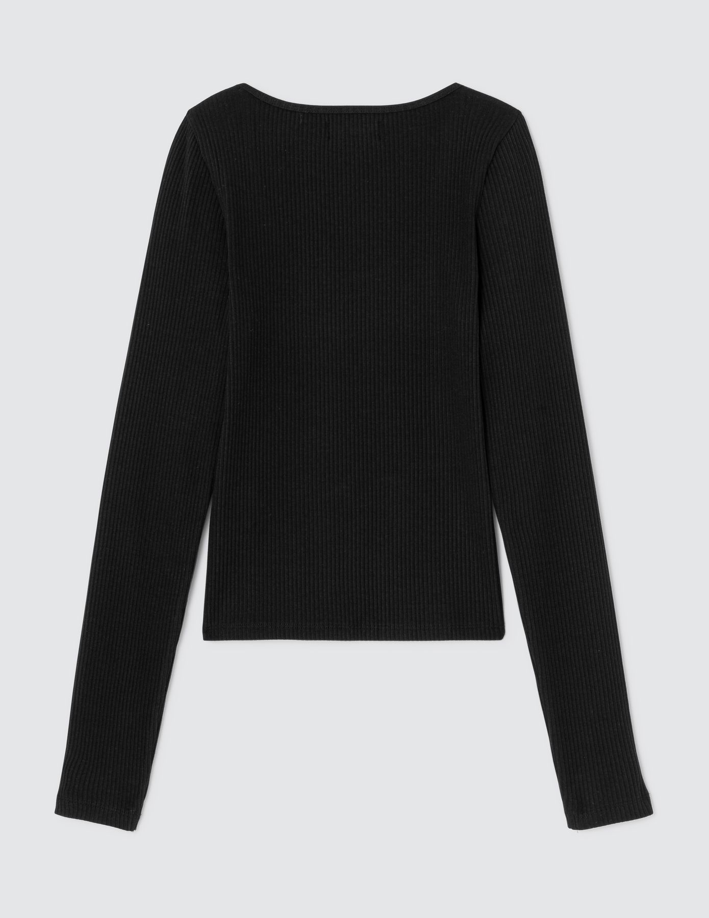 T-shirt manches longues uni