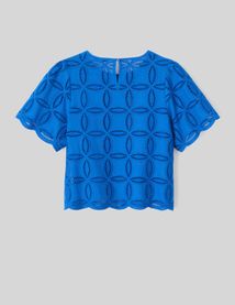 Blouse en broderie anglaise