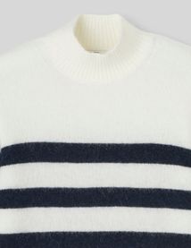 Pull col montant premium