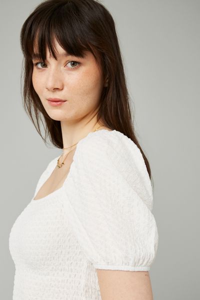 Robe courte à volants