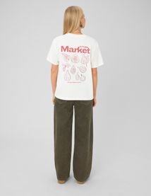T-shirt imprim&eacute; manches courtes