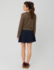 T-shirt résille pailleté