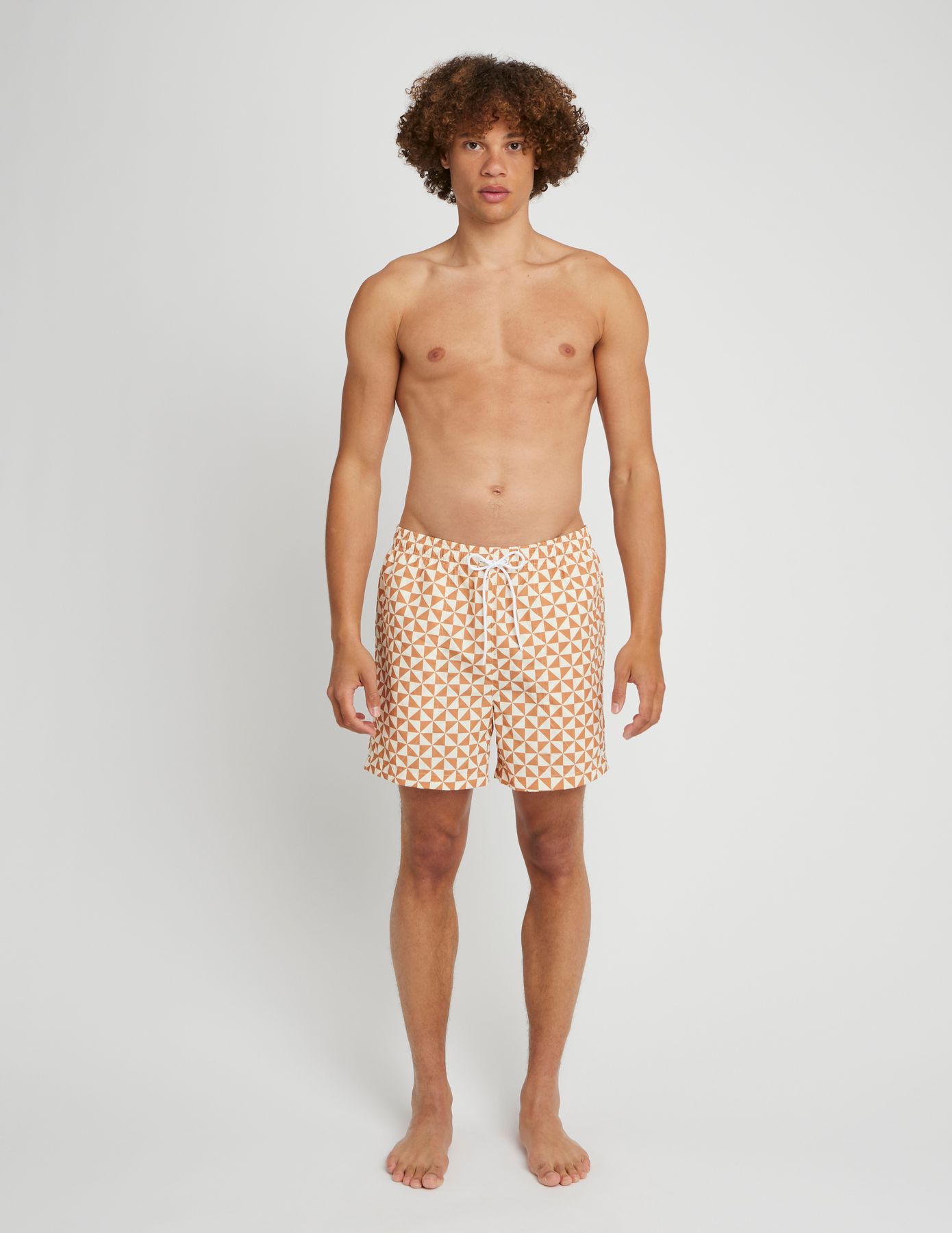 Short de bain AOP géométrique