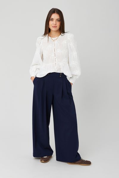 Pantalon fluide à pinces