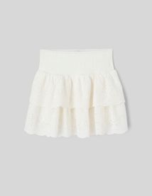 Jupe brod&eacute;e &agrave; volants