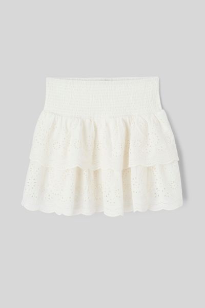 Jupe brod&eacute;e &agrave; volants