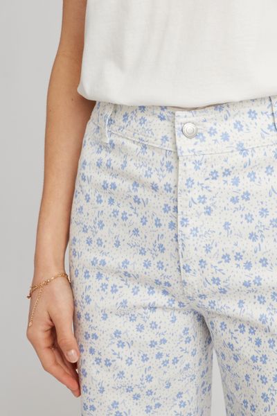 Pantalon wide leg imprimé