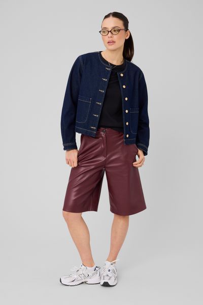 Bermuda tissu enduit