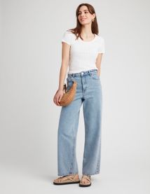 T-shirt pointelle