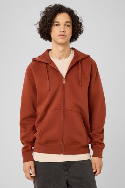 Sweat zipp&eacute; &agrave; capuche