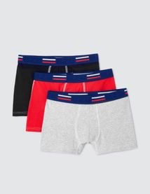 Lot de 3 boxers unis