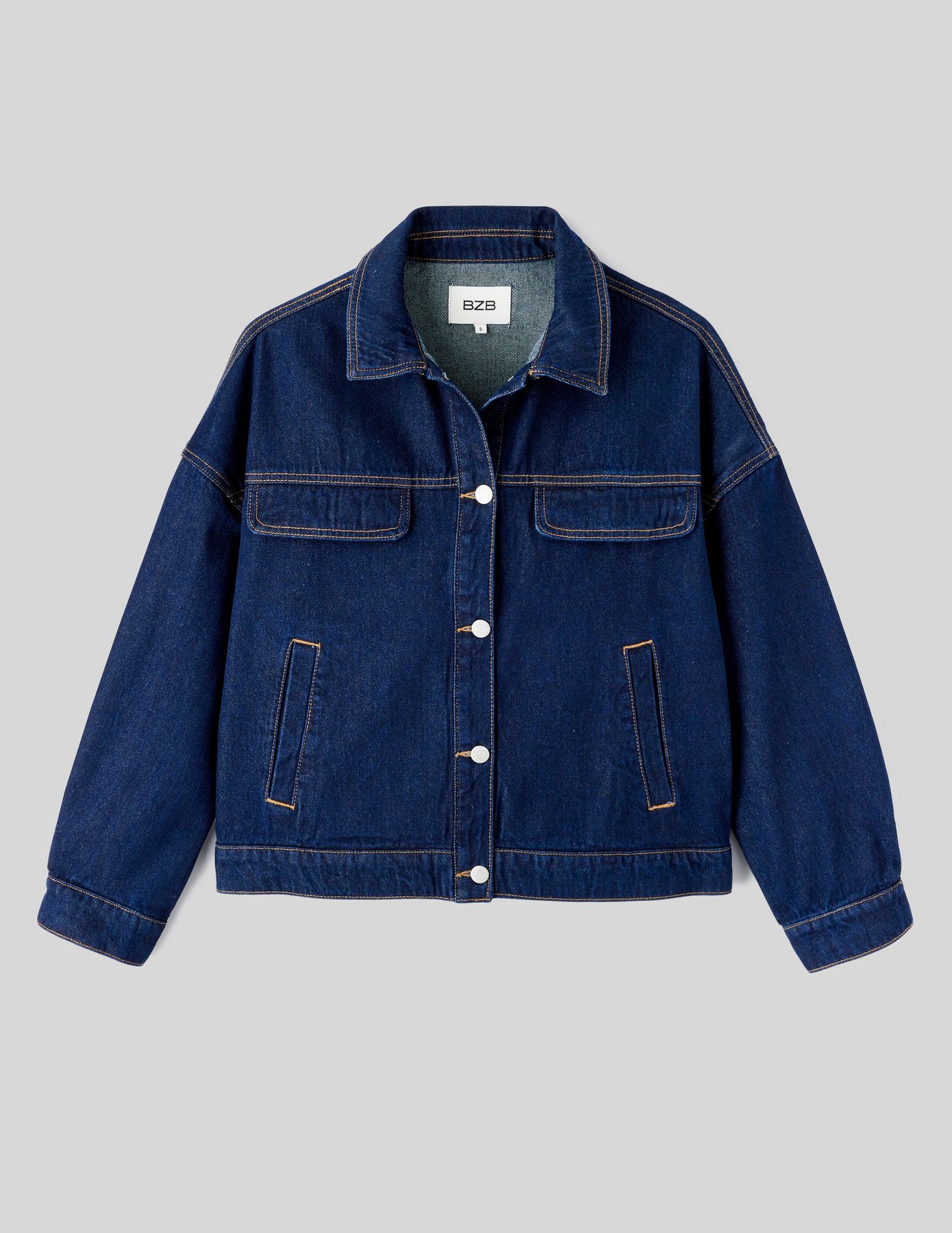 Veste en jean brut