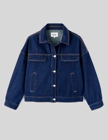 Veste en jean brut