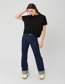 Pull manches courtes nœud dos