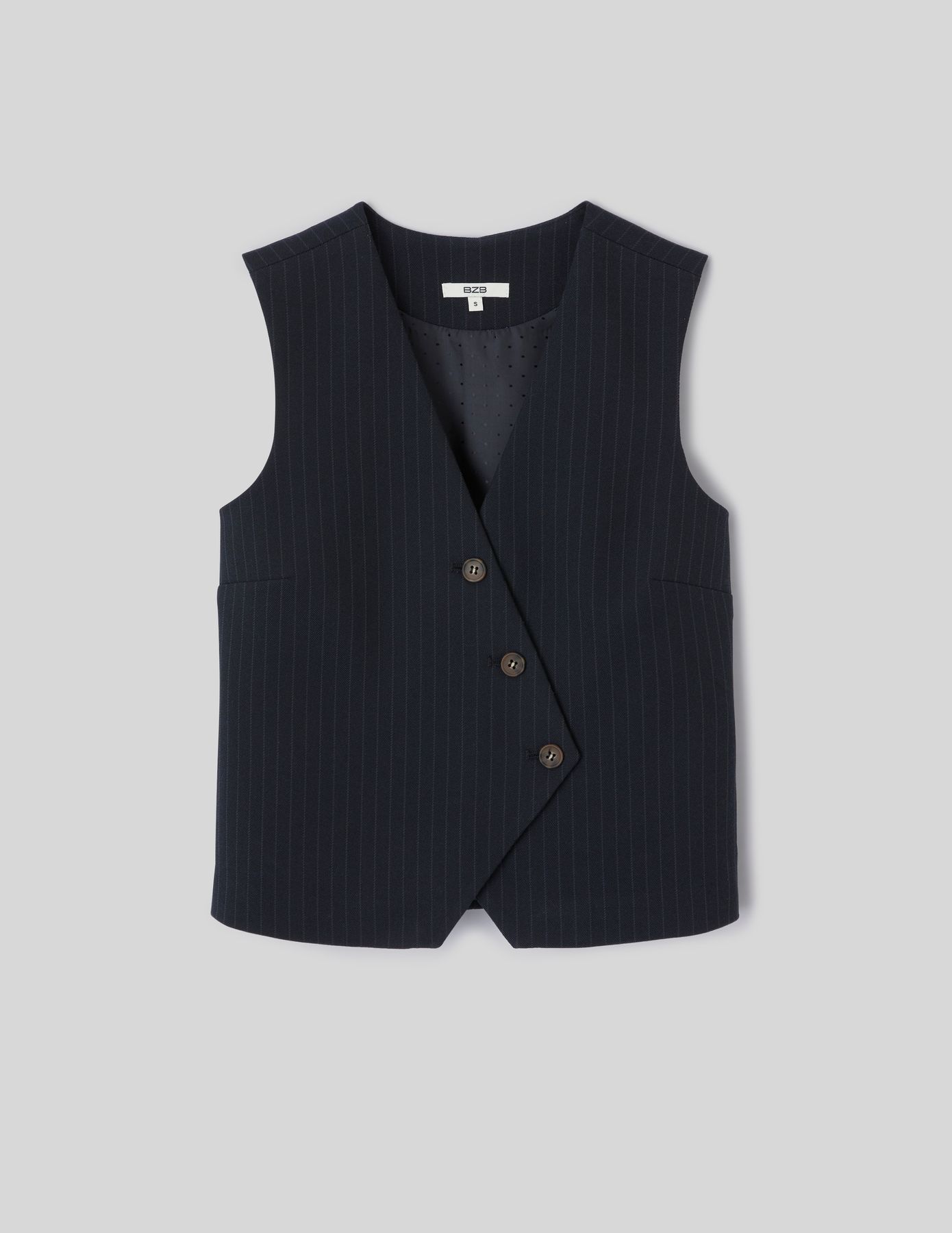 Gilet rayures sans manches