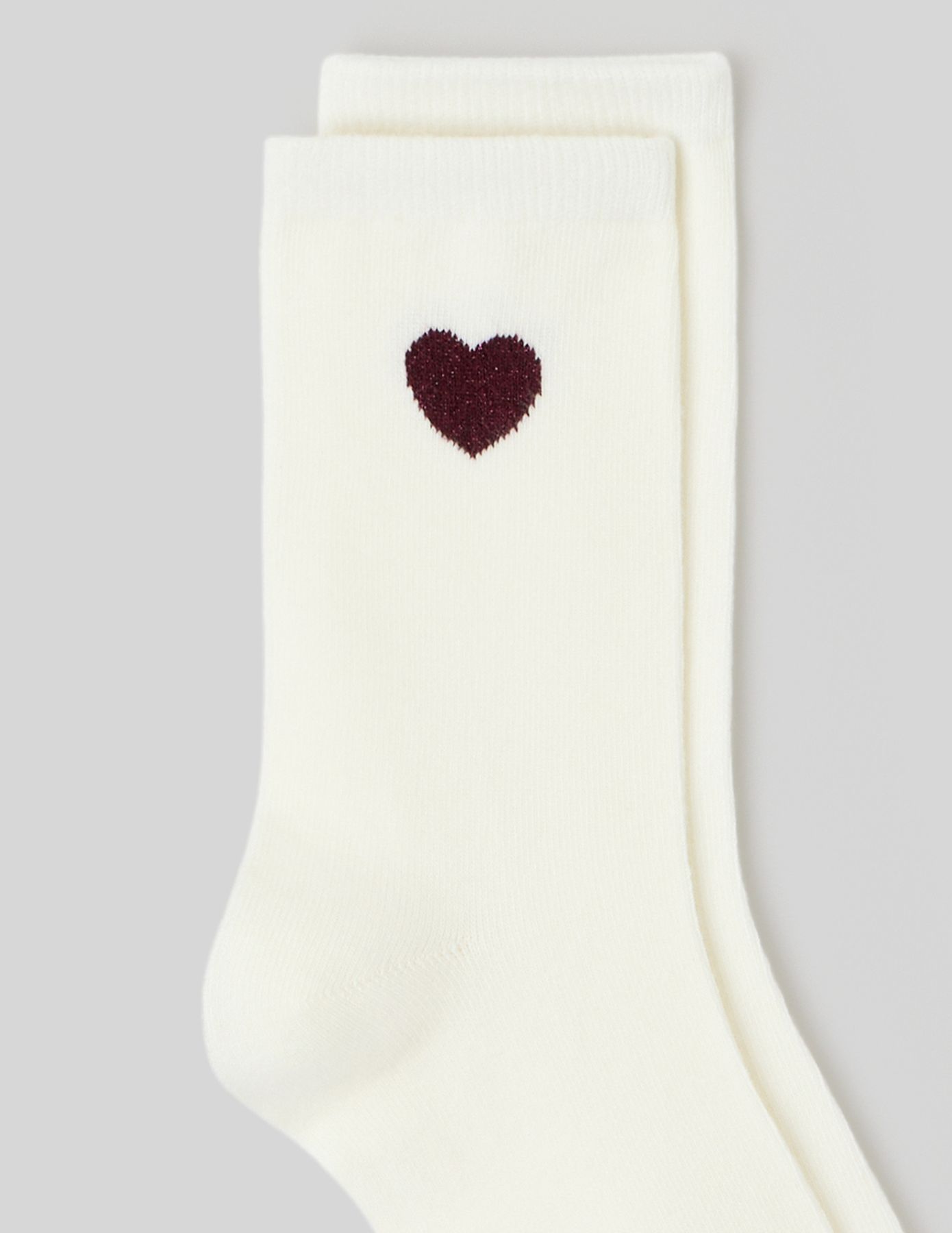 Coffret cadeau chaussettes cœur lurex