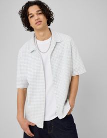 Chemise manches courtes &agrave; carreaux