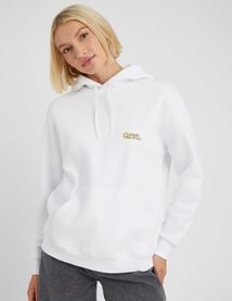 Sweat capuche imprimé dos