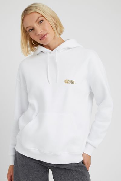 Sweat capuche imprimé dos