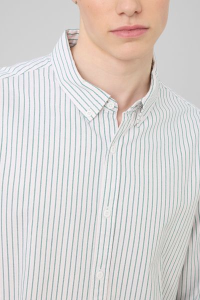 Chemise oxford ray&eacute;e