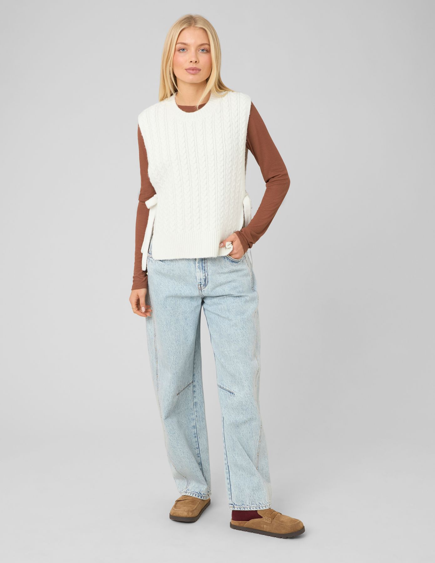 Pull sans manches