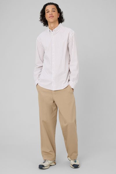 Chemise oxford ray&eacute;e