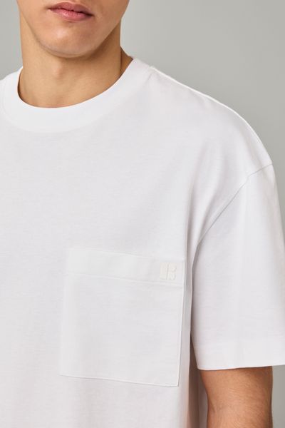 T-shirt boxy poche