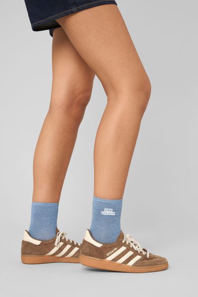 Lot de 2 paires de chaussettes brod&eacute;es