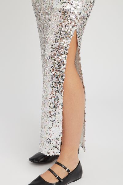 Jupe longue à sequins