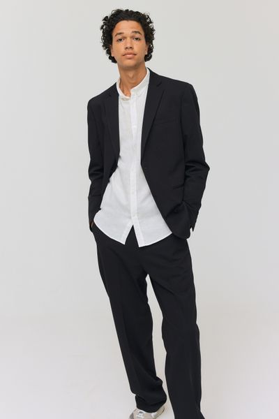Veste de costume coupe droite