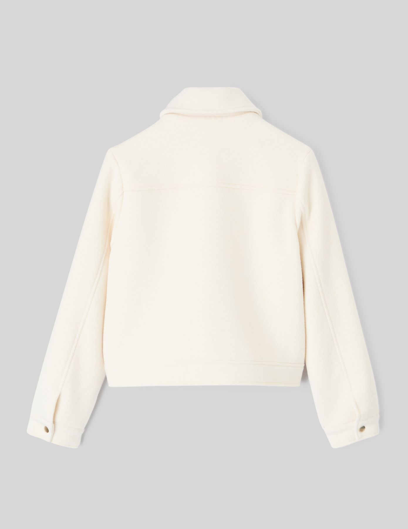 Veste boxy en laine