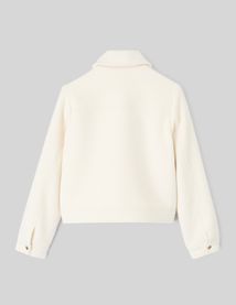 Veste boxy en laine