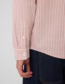 Chemise manches longues ray&eacute;e