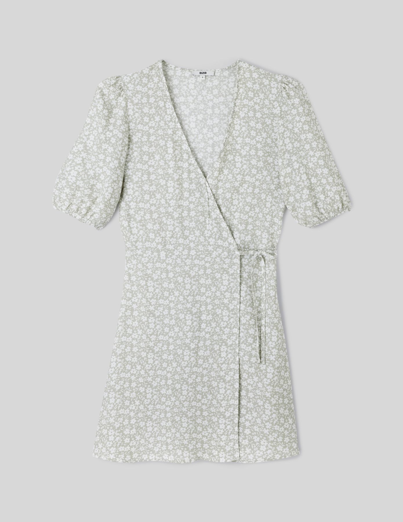 Robe cache coeur imprimée floral