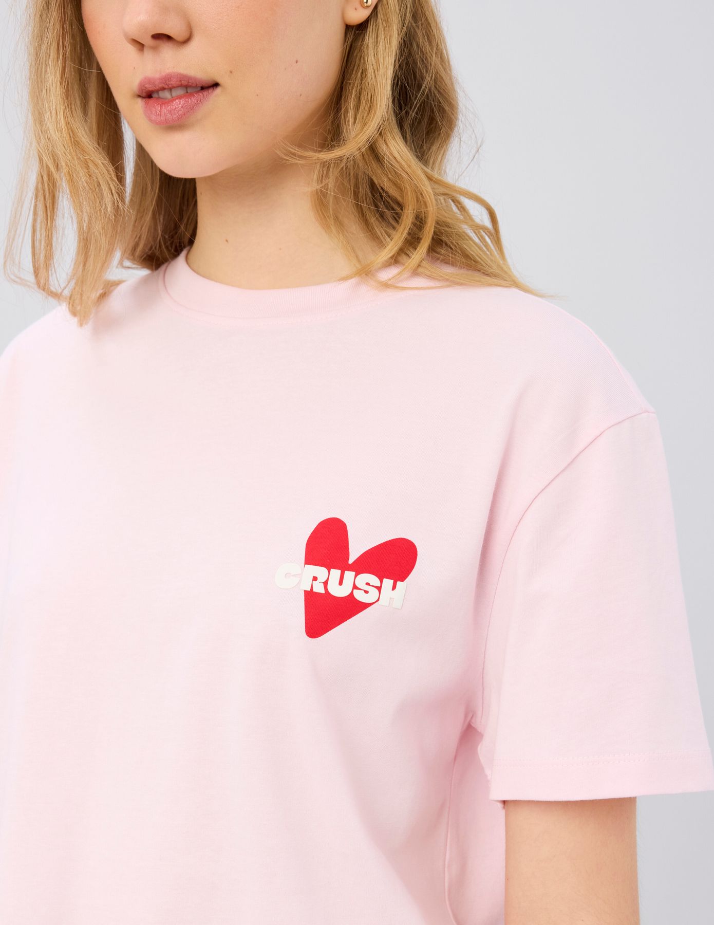 T-shirt imprim&eacute; devant