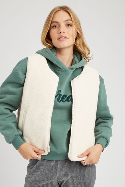 Gilet sans manches r&eacute;versible