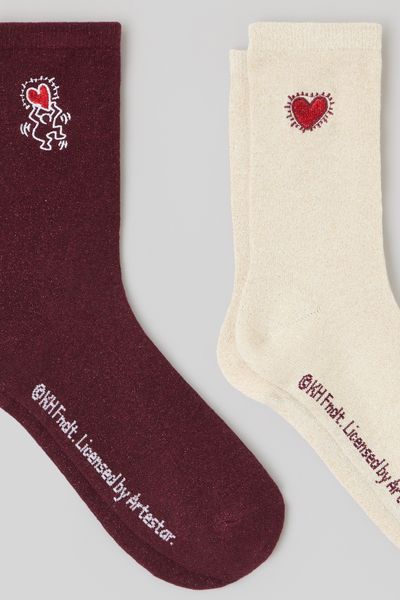 Lot de 2 paires de chaussettes KEITH HARRING