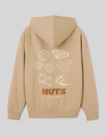 Sweat zipp&eacute; &agrave; capuche
