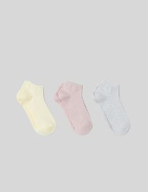 Lot de 3 paires de socquettes lurex