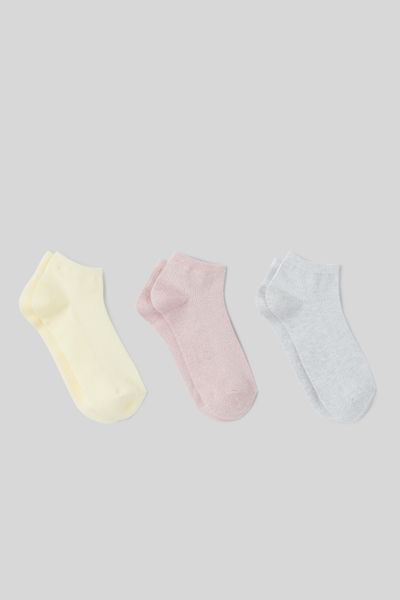 Lot de 3 paires de socquettes lurex