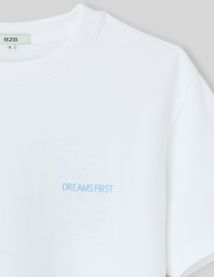 T-shirt imprim&eacute; devant/dos