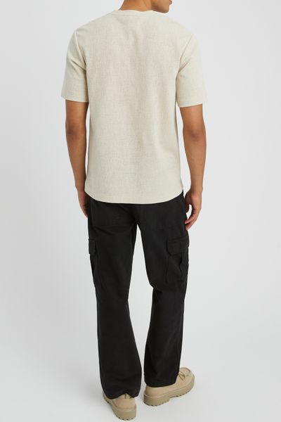 T-shirt maille textur&eacute;e