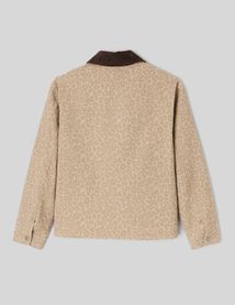 Veste zipp&eacute;e imprim&eacute;e