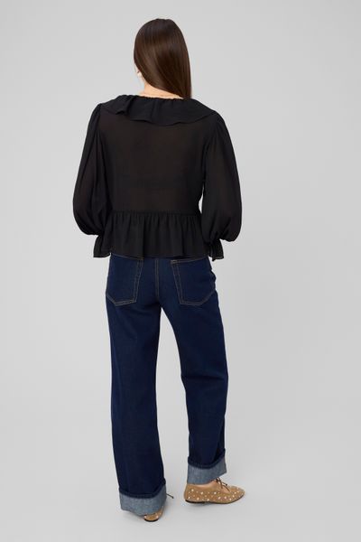 Blouse &agrave; volants